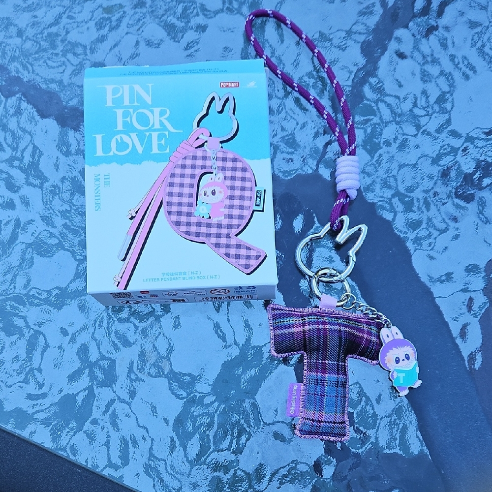 POP MART Pin For Love The Monsters ✨️ Confirmed Letter T